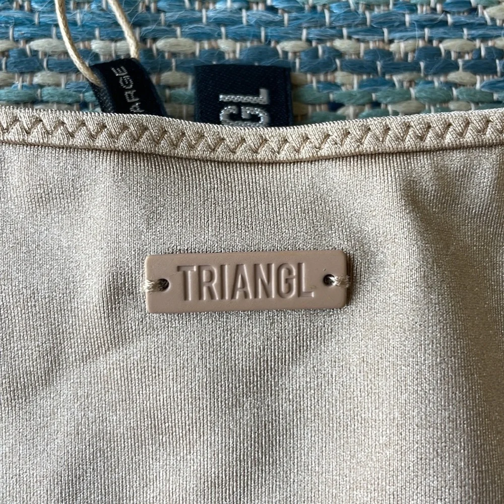 triangl swimwear Beige Scoop Bikini Set